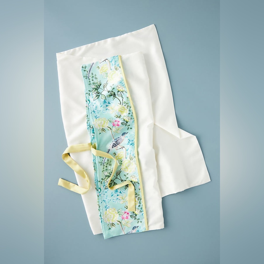 New🌟Anthropologie-Mer-Sea & Co. Avant Garden Satin Pillowcase